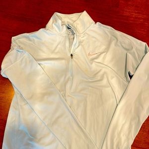Nike Dri Fit Shirt Women's Small Long Sleeve Half Zipper Pullover Top